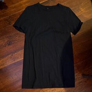 SHEIN Black Short Sleeve women’s shirt dress Tee